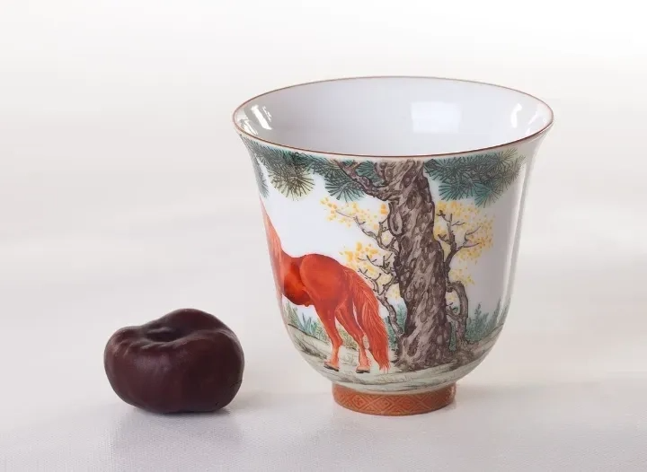 Cup # 26260, Jingdezhen porcelain, hand painting, 135 ml. - TeaPot Bliss