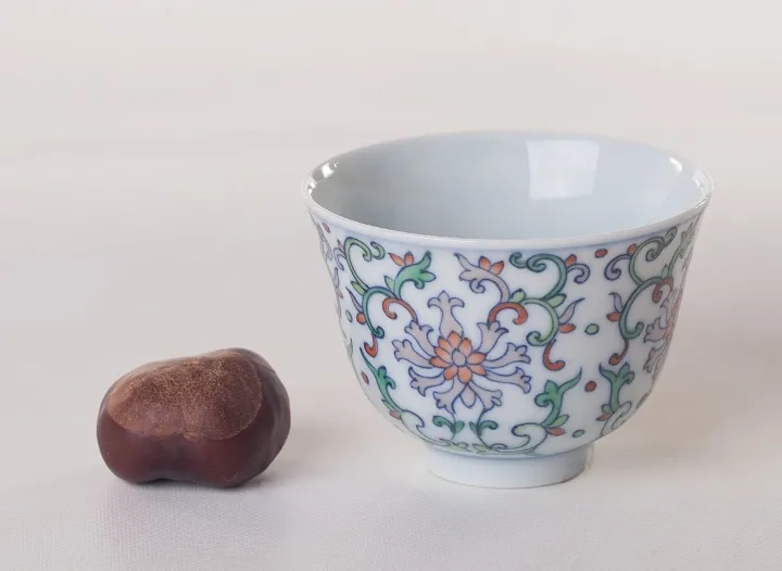 Cup # 26250, Jingdezhen porcelain, hand painting, 65 ml. - TeaPot Bliss