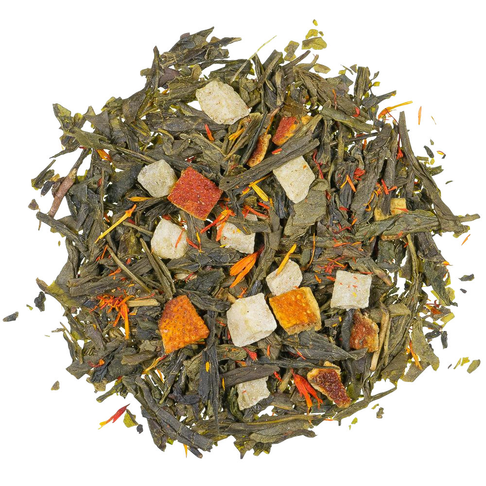 Groene thee Orange Grapefruit - TeaPot Bliss