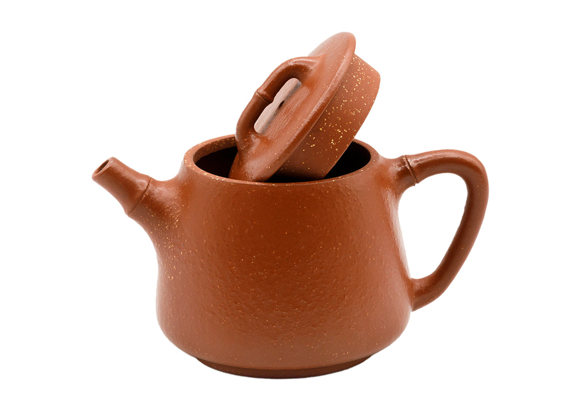 Bamboo Knot Red Clay Yixing Teapot # 93621 160 ml - TeaPot Bliss
