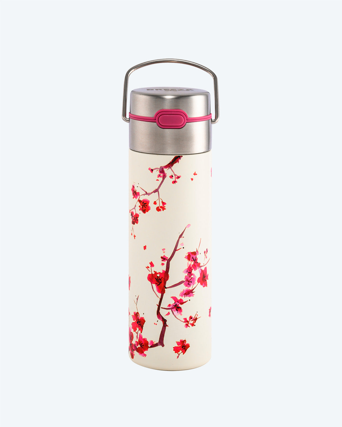 Cherry Blossom Metal Thermos - TeaPot Bliss