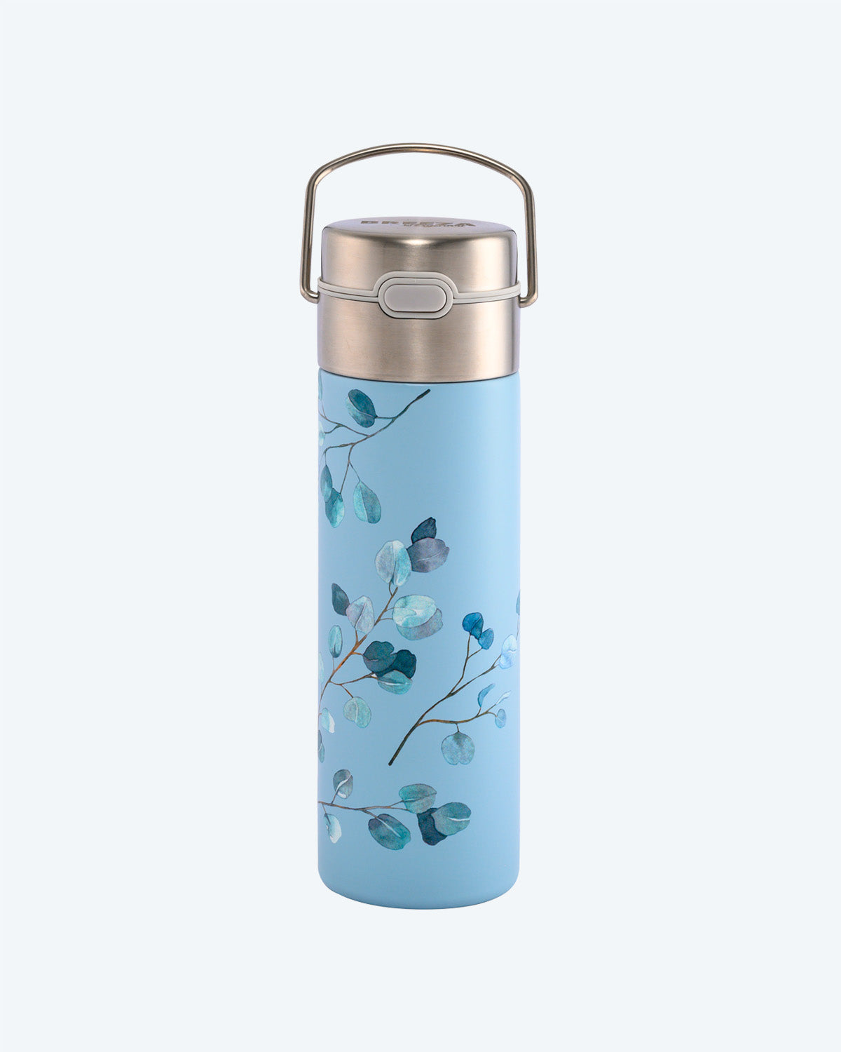 Eucalyptus Leaf Metal Thermos - TeaPot Bliss