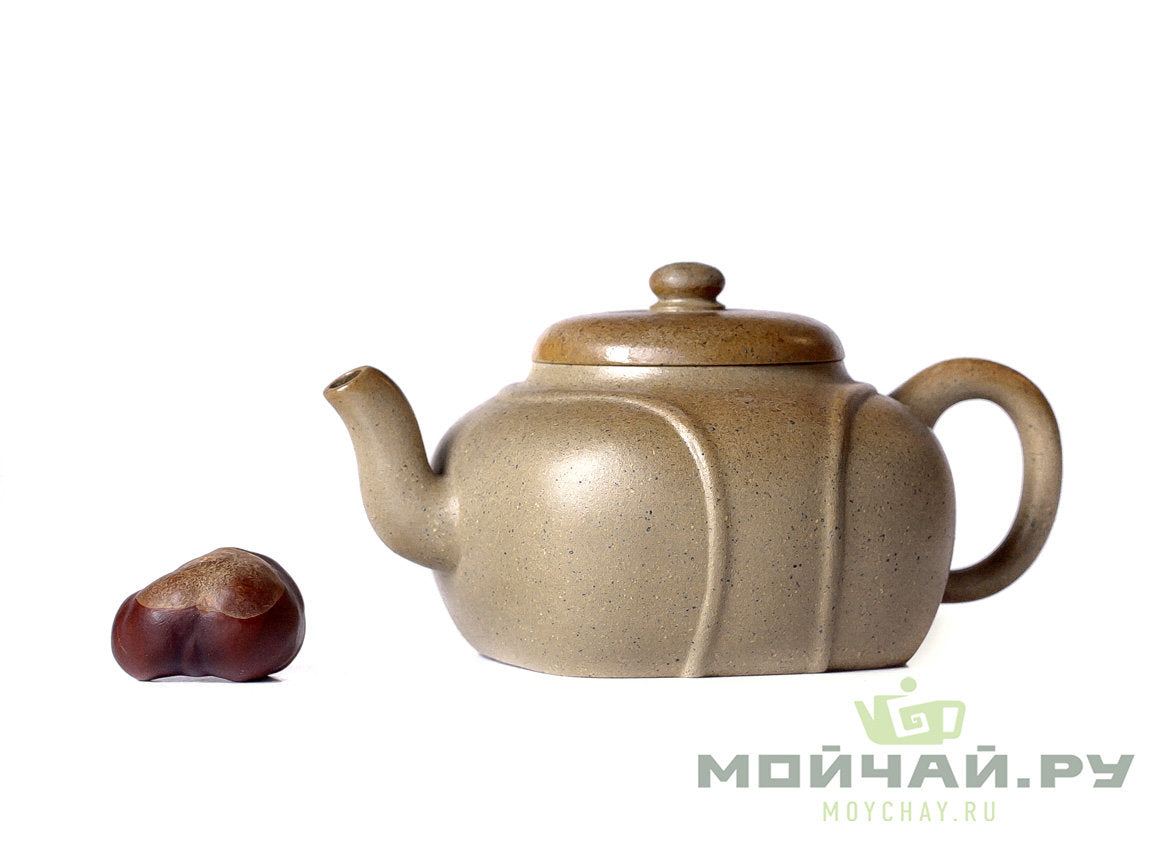 Teapot # 21669, yixing clay, wood firing, 210 ml. - TeaPot Bliss