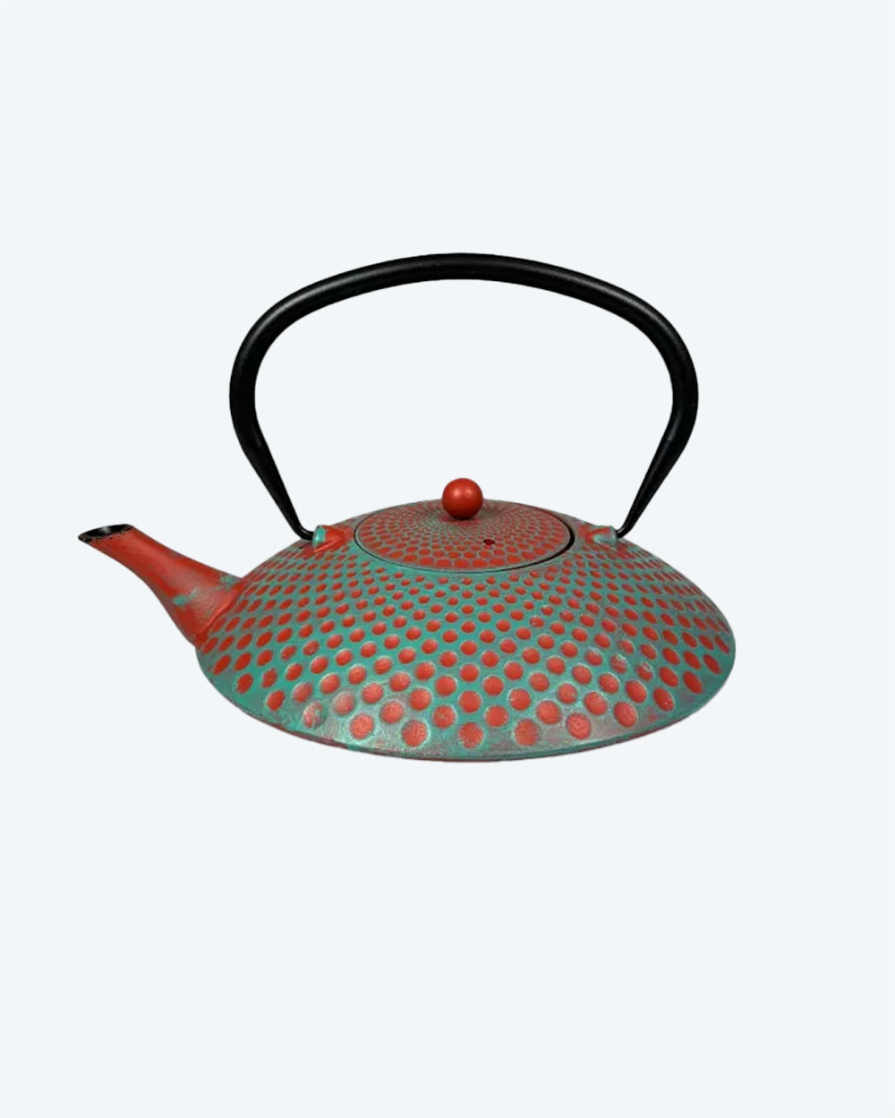 Yufo Red/Green Teapot - TeaPot Bliss