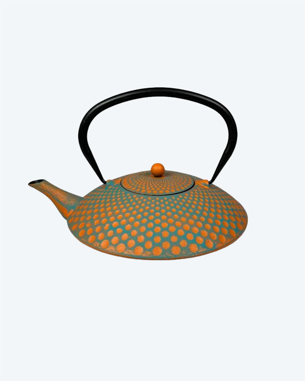 Yufo Orange/Blue Teapot - TeaPot Bliss