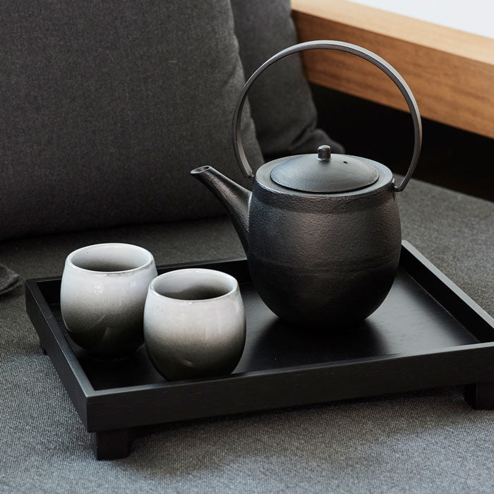 Gietijzeren theeset met kopjes - TeaPot Bliss