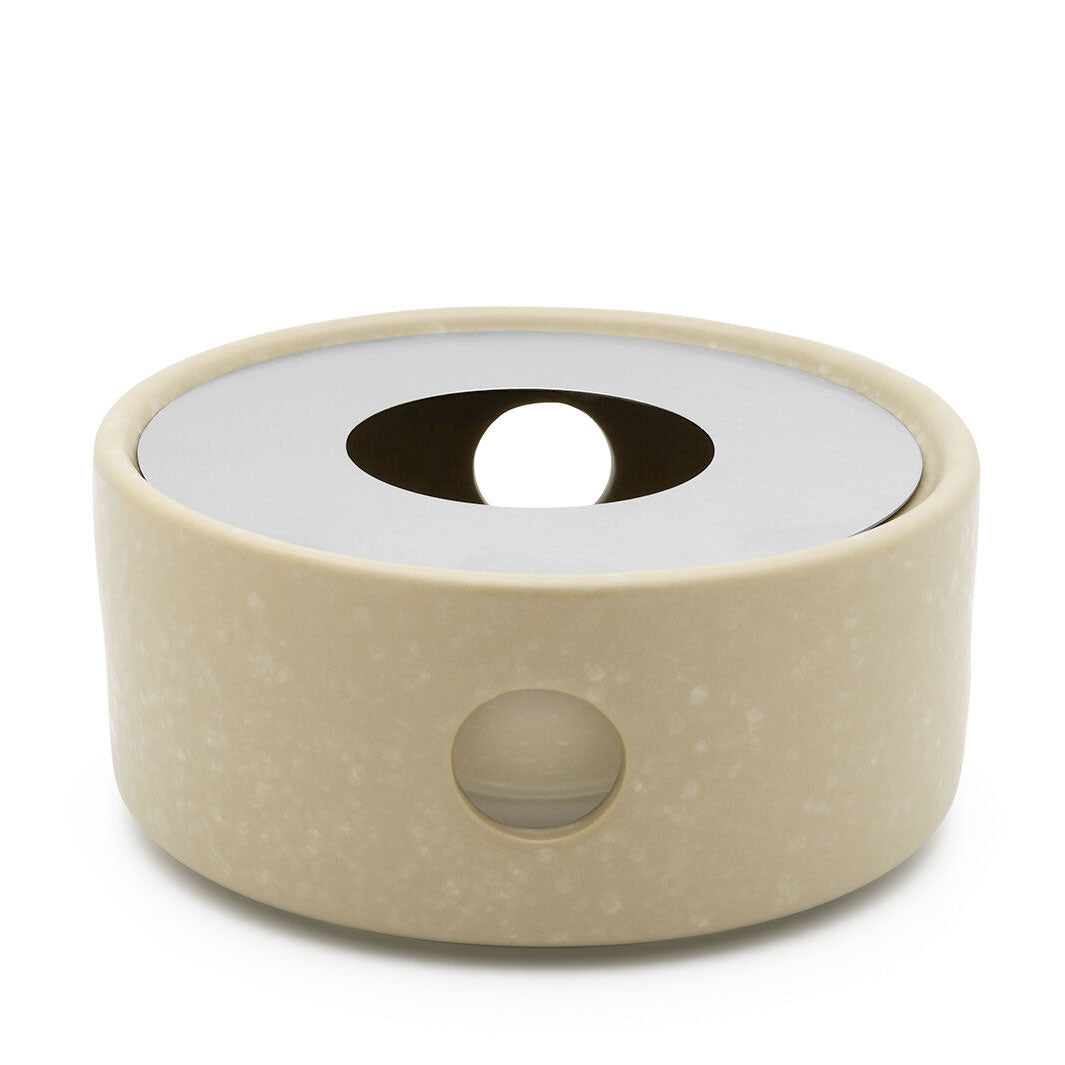 Umea theeset leemgrijs met theelicht - TeaPot Bliss