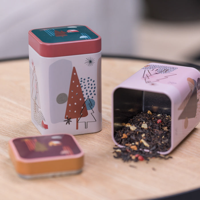 Blikje 100 gr winter trees - TeaPot Bliss