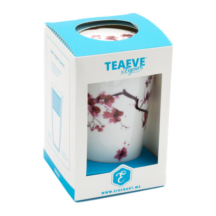 TEAEVE Cherry Blossom mok met zeefje - TeaPot Bliss