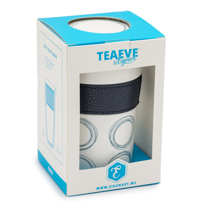 TEAEVE Circular Blauw - mok met zeefje - TeaPot Bliss