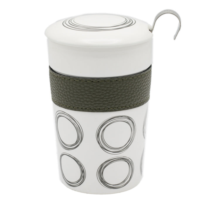 TEAEVE Circular Groen - mok met zeefje - TeaPot Bliss