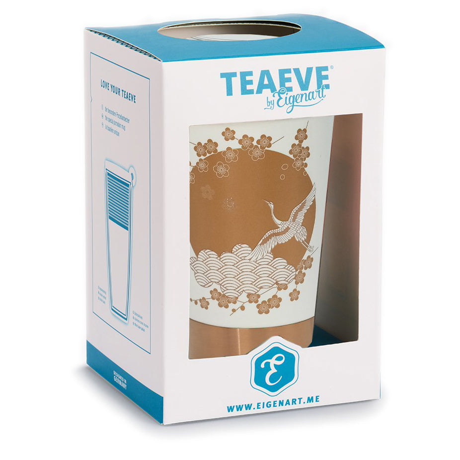 TEAEVE Komorebi wit - mok met zeefje - TeaPot Bliss