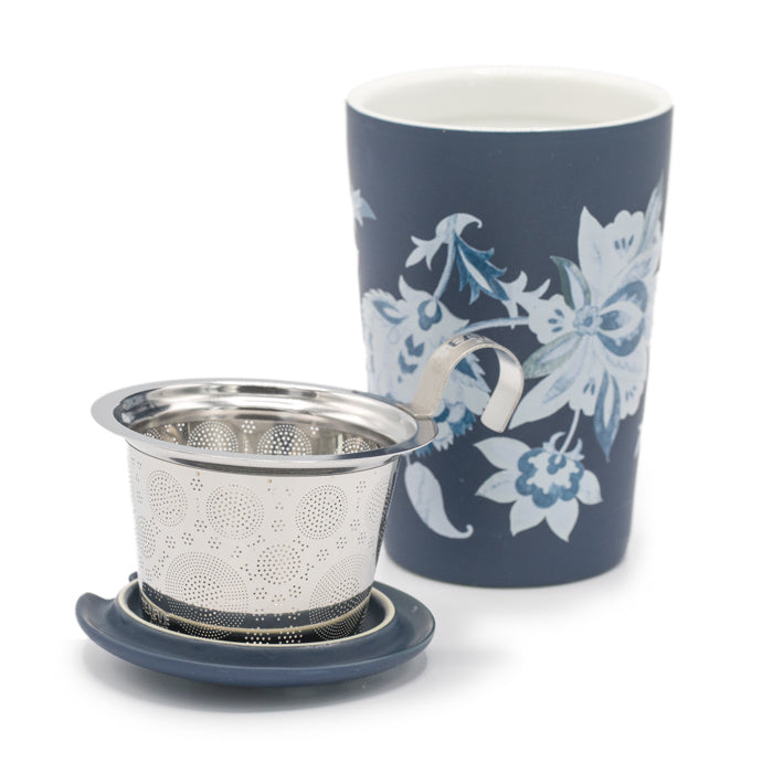 TEAEVE Luna Blue - mok met zeefje - TeaPot Bliss