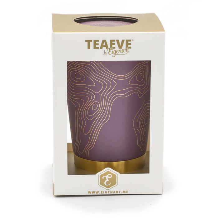 TEAEVE Precious aubergine - mok met zeefje - TeaPot Bliss