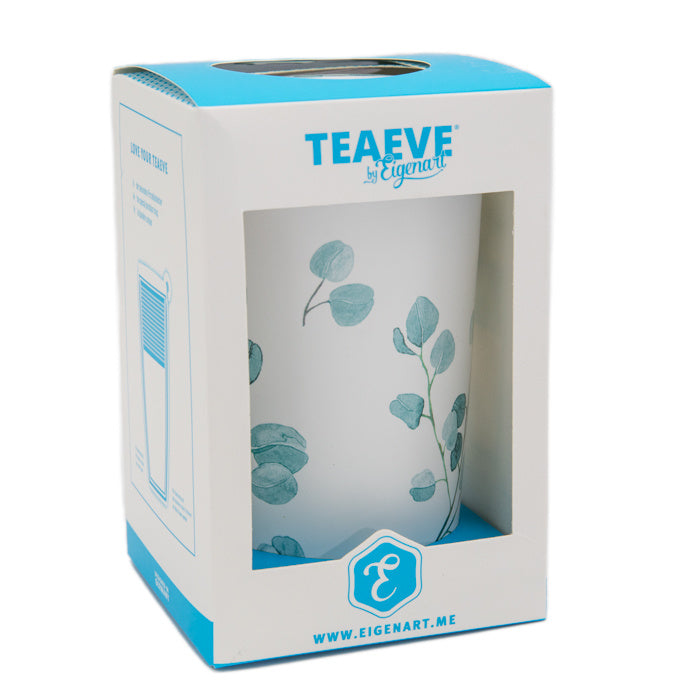 TEAEVE Trees blauw - mok met zeefje - TeaPot Bliss