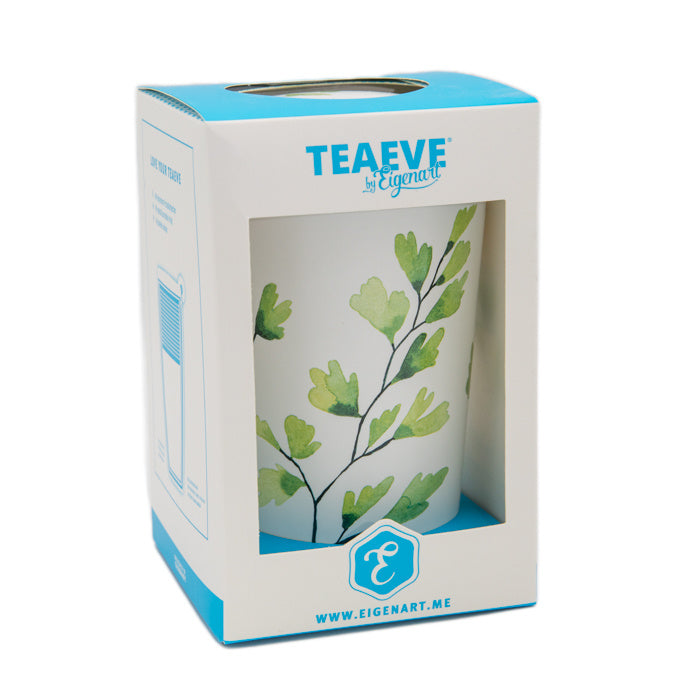 TEAEVE Trees groen - mok met zeefje - TeaPot Bliss