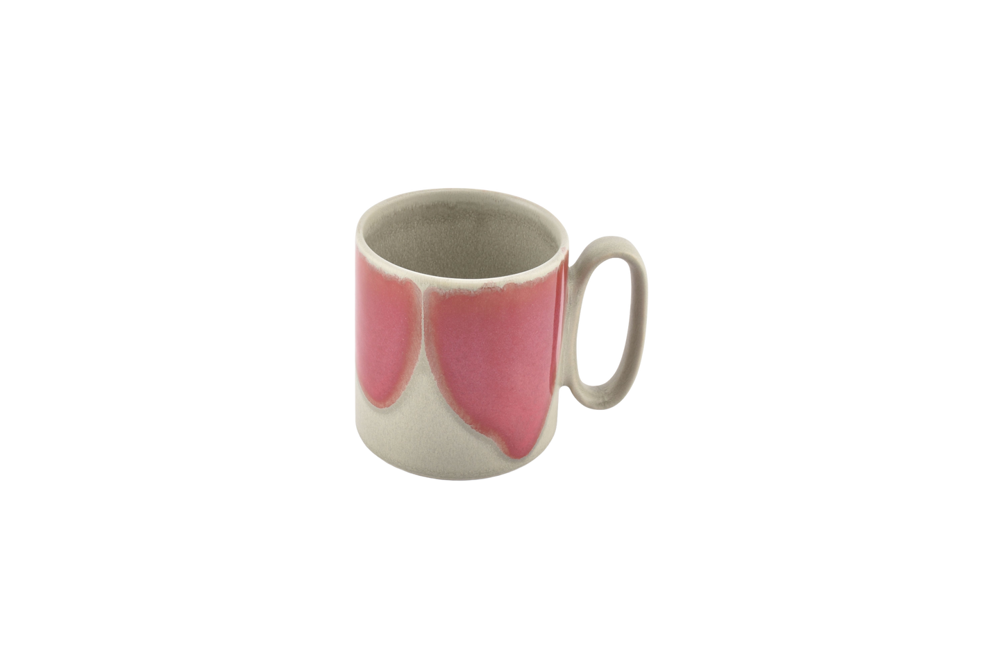 Theekop Grey Pink Paint 0.39L - TeaPot Bliss