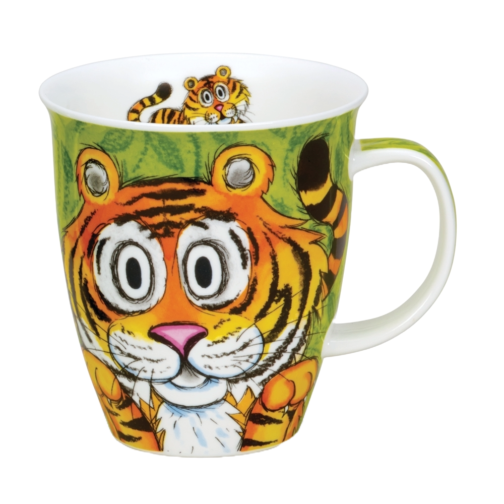 DUNOON Nevis theekop 0.48L Go Wild Tiger - TeaPot Bliss