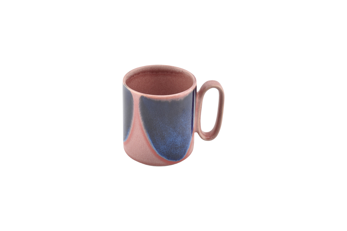 Theekop Pink Blue Paint 0.39L - TeaPot Bliss