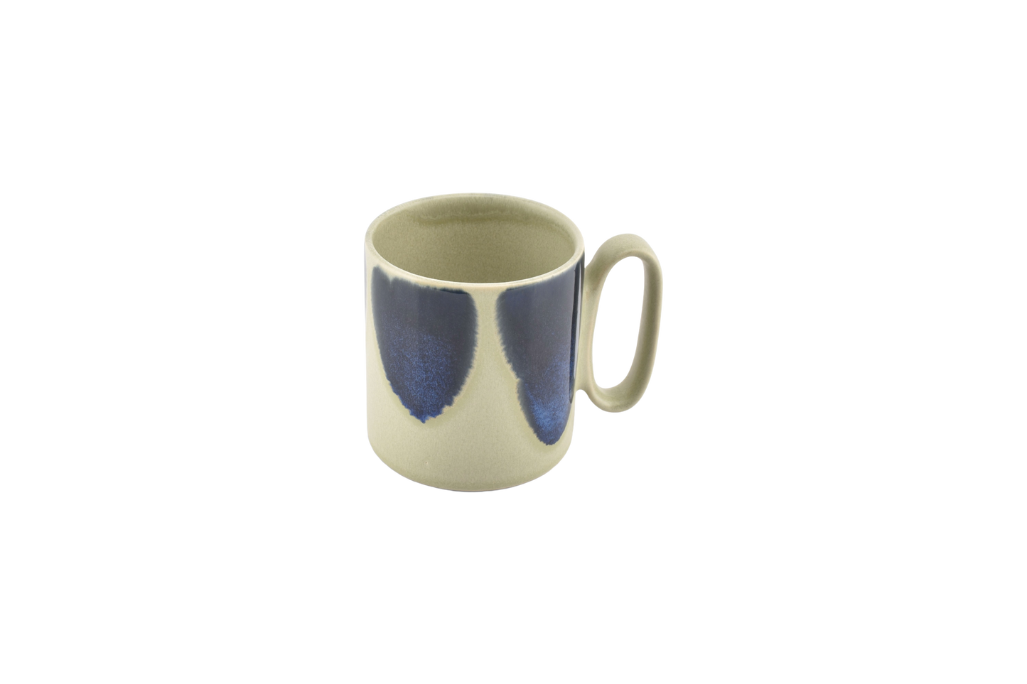 Theekop Green Blue Paint 0.39L - TeaPot Bliss