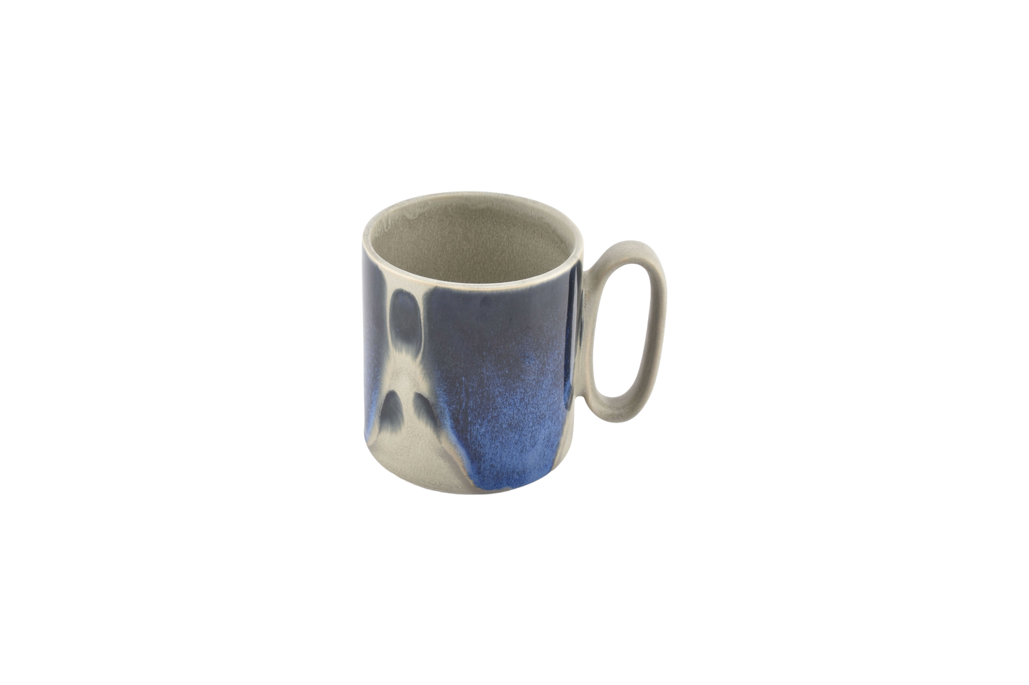 Theekop Grey Blue Paint 0.39L - TeaPot Bliss