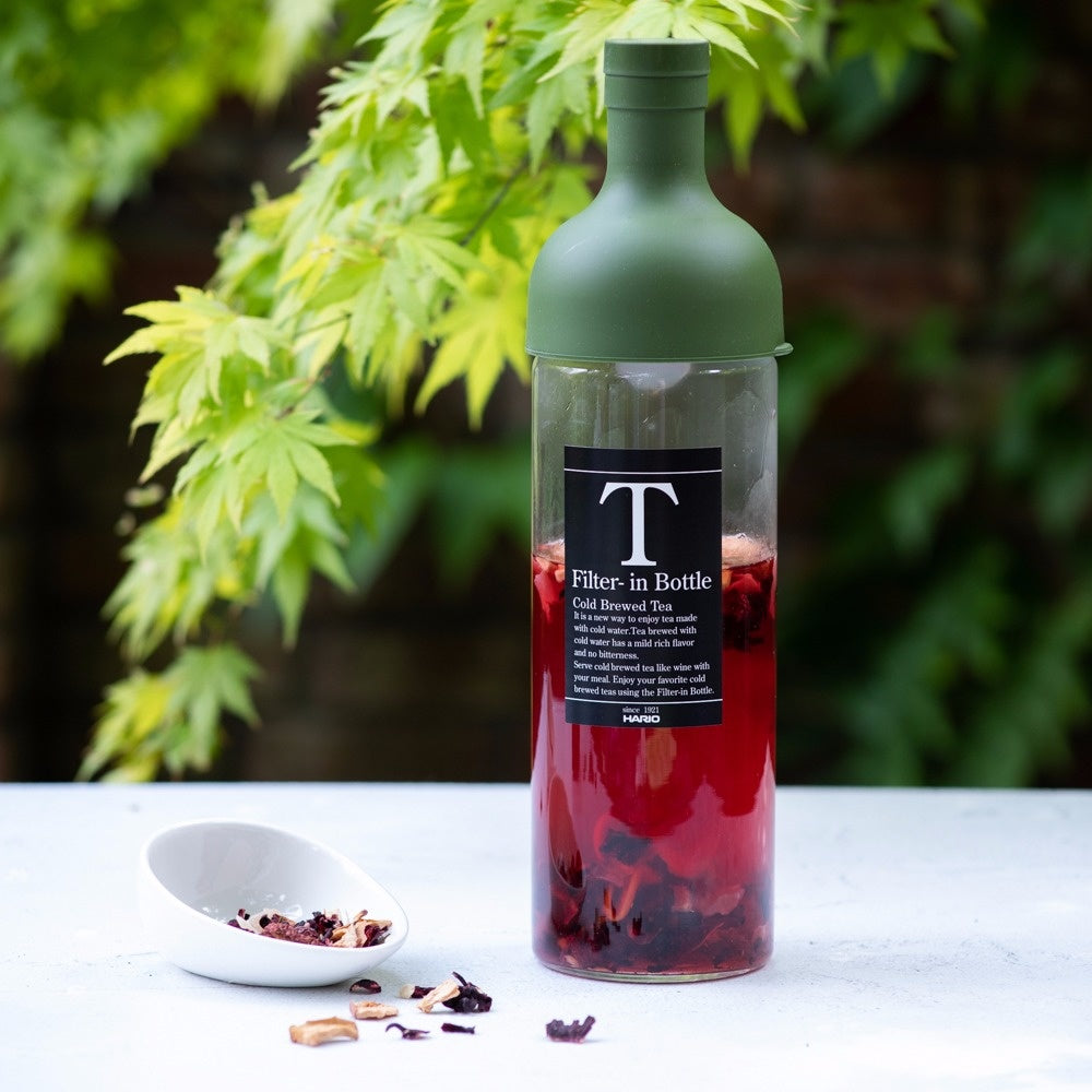Hario Icetea fles met filter Groen - TeaPot Bliss