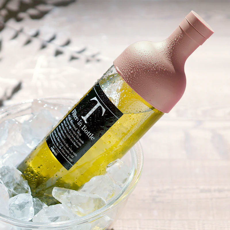 Hario Icetea fles met filter Roze - TeaPot Bliss