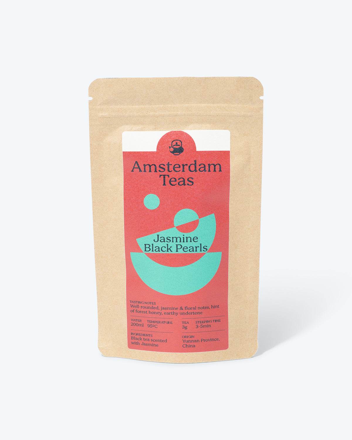 Jasmine Black Pearls - TeaPot Bliss