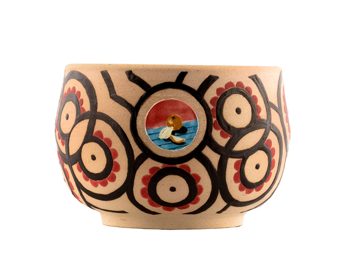 Cup # 36458, wood firing/ceramic/hand painting, 176 ml. - TeaPot Bliss