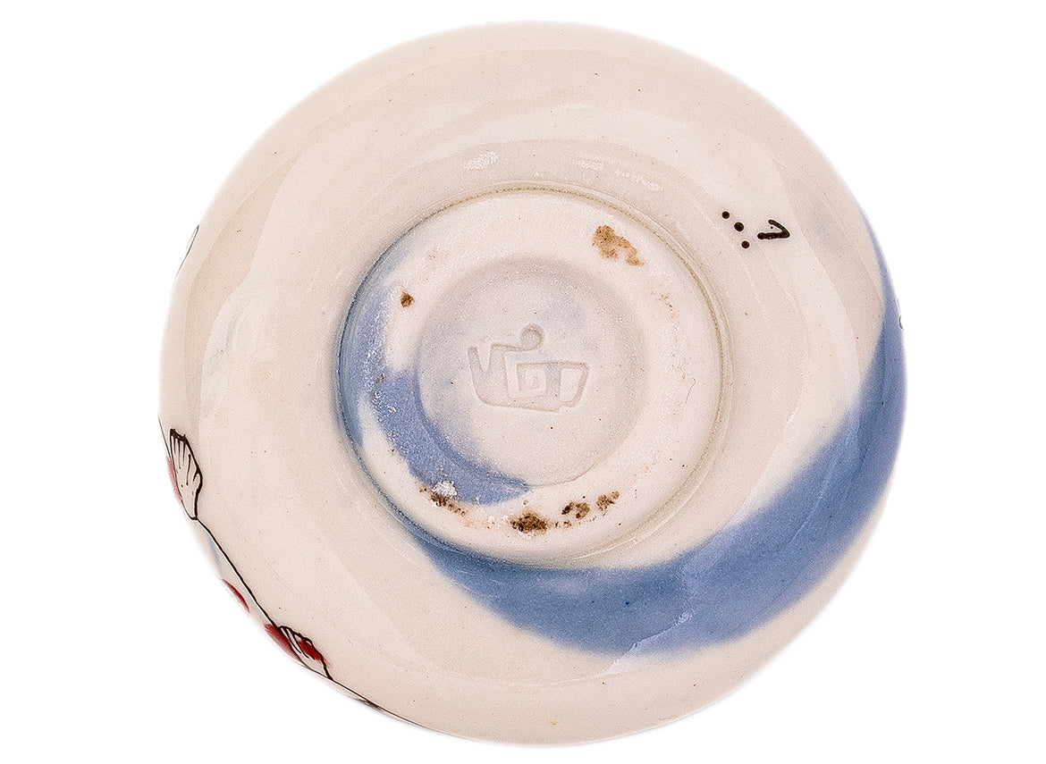 Cup Moychay, series of 'Carp' # 44405, ceramic/hand painting, 46 ml. - TeaPot Bliss