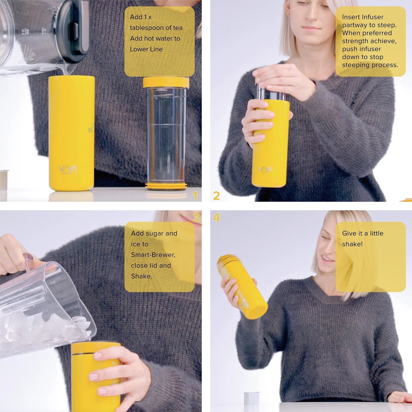 Recharge Pro lekvrije Travel Mug - TeaPot Bliss