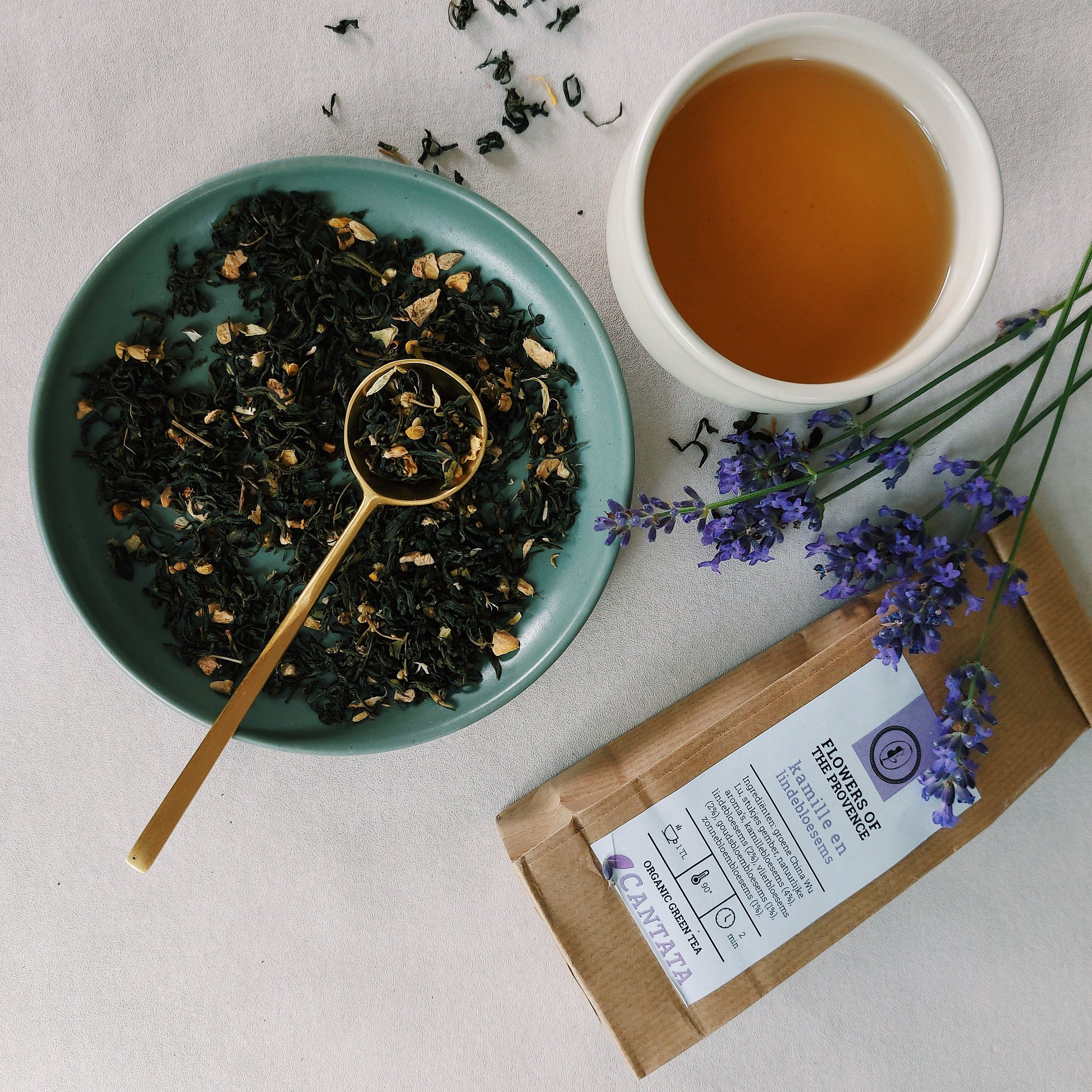Groene thee Flowers of the Provence - TeaPot Bliss