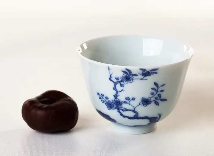 Cup # 26270, Jingdezhen porcelain, hand painting, 65 ml. - TeaPot Bliss