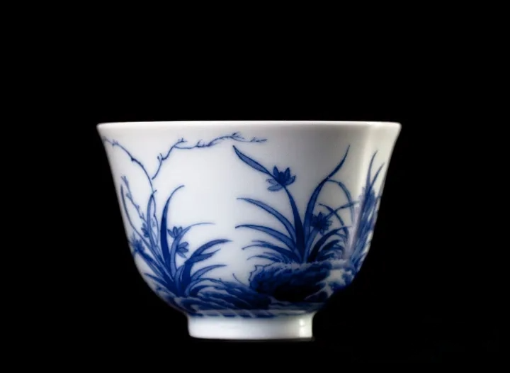 Cup # 26268, Jingdezhen porcelain, hand painting, 65 ml. - TeaPot Bliss