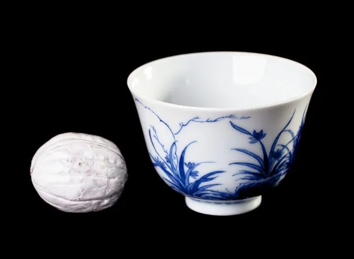 Cup # 26268, Jingdezhen porcelain, hand painting, 65 ml. - TeaPot Bliss