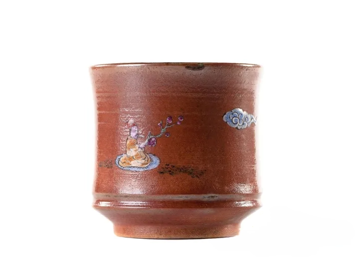 Cup # 24985, ceramic, hand painting, wood firing, 80 ml. - TeaPot Bliss
