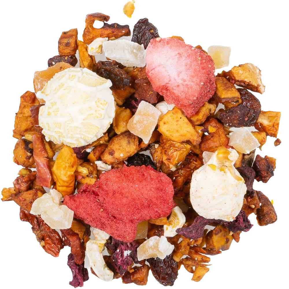 Fruit melange Strawberry Popcorn - TeaPot Bliss