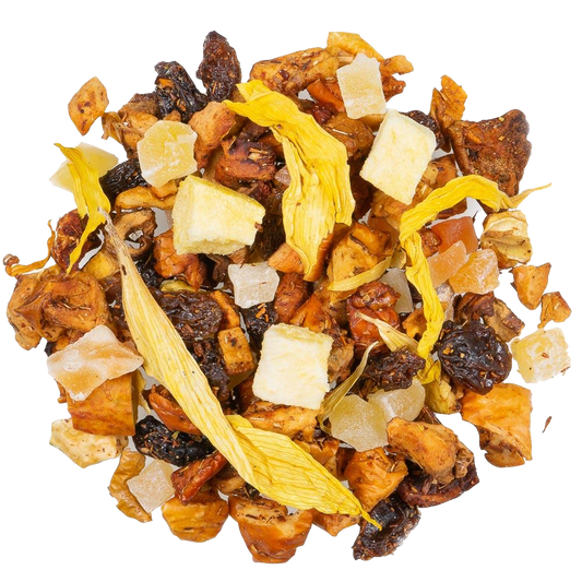 Fruit melange Yellow Peach - TeaPot Bliss