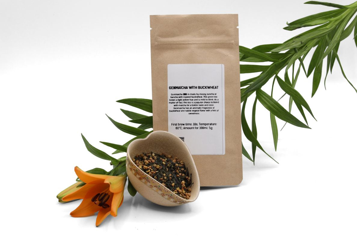 Genmaicha with buckwheat 50g - TeaPot Bliss