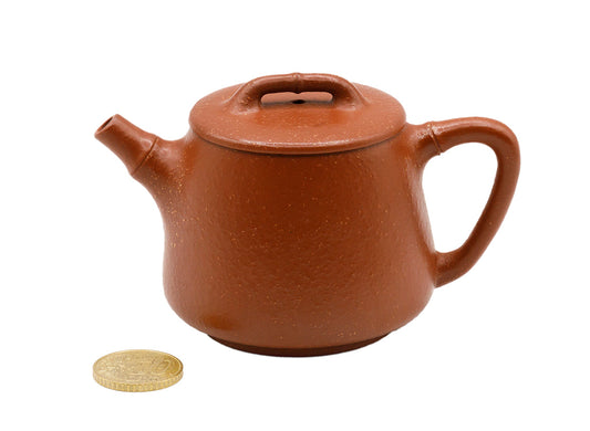 Bamboo Knot Red Clay Yixing Teapot # 93621 160 ml - TeaPot Bliss