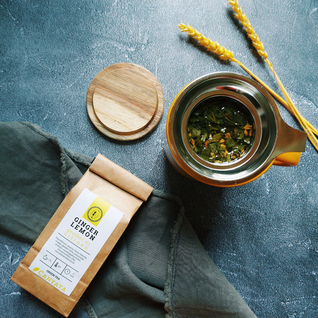 Groene thee Ginger Lemon - TeaPot Bliss