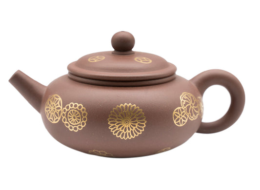 Draw golden beads Teapot # 91331 200 ml - TeaPot Bliss