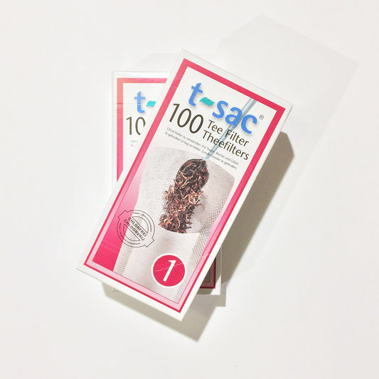 Papieren Theefilters 100 STUKS formaat 1 VOOR 1 TAS - TeaPot Bliss