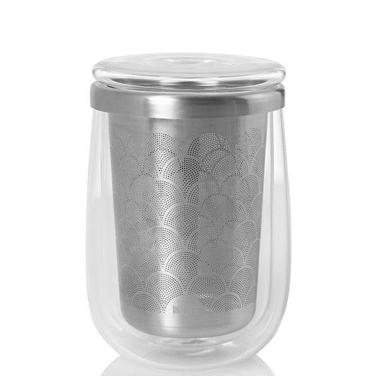 Fusion theeglas met Theefilter - TeaPot Bliss