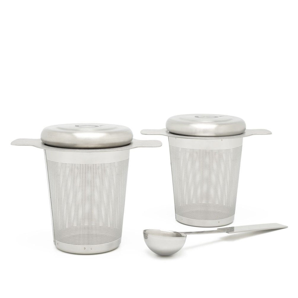 Twee theefilters met theemaatlepel - TeaPot Bliss