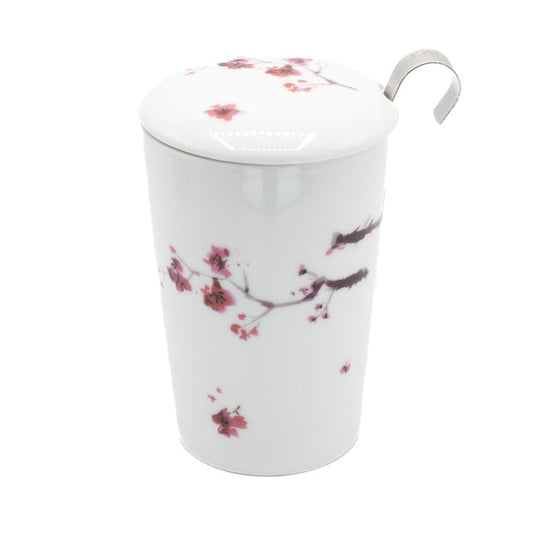 TEAEVE Cherry Blossom mok met zeefje - TeaPot Bliss