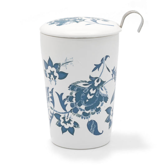 TEAEVE Luna White - mok met zeefje - TeaPot Bliss