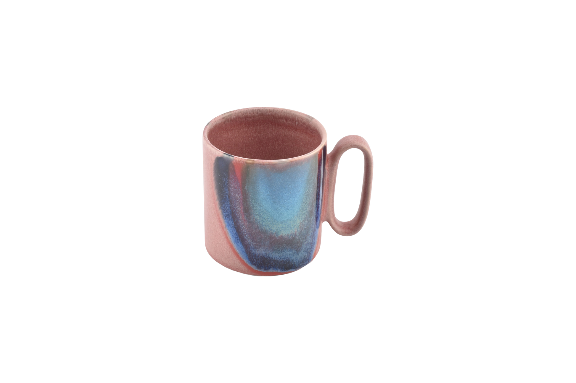 Theekop Pink Rainbow Paint 0.39L - TeaPot Bliss