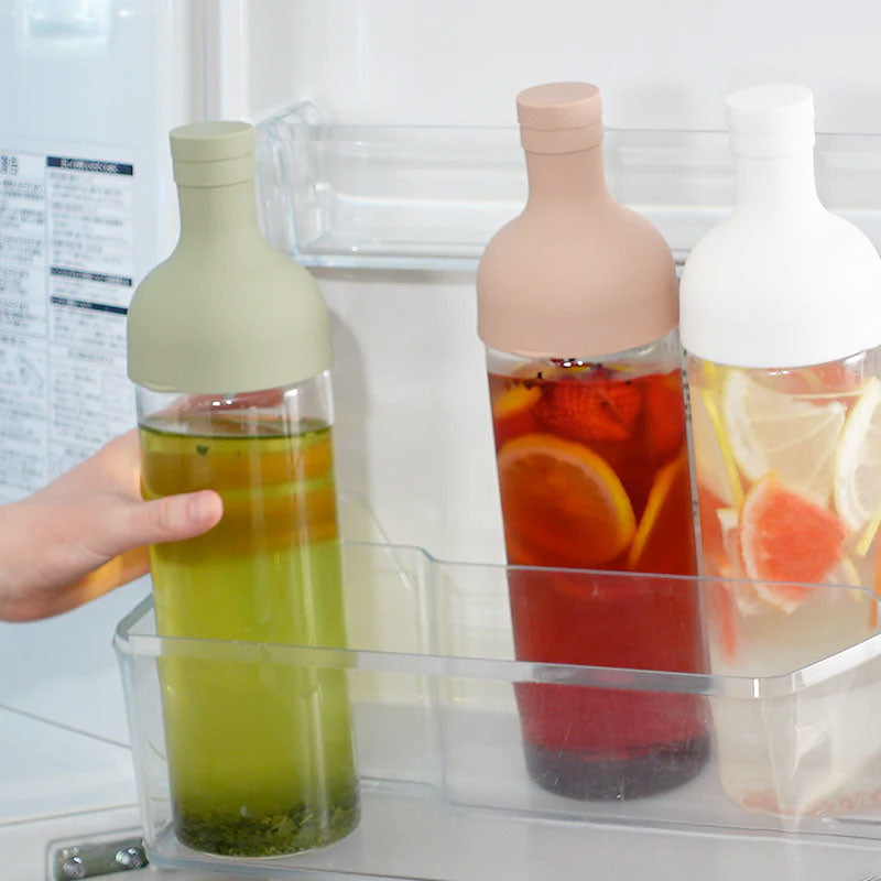 Hario Icetea fles met filter Roze - TeaPot Bliss