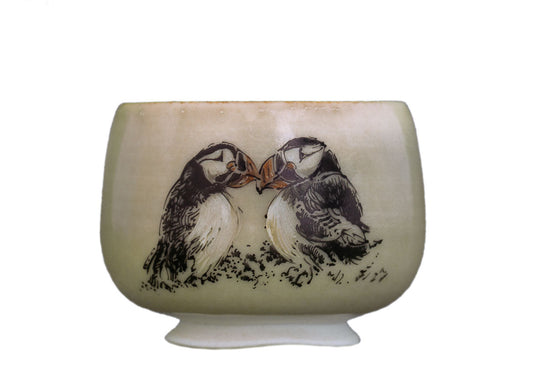 Cup # 31833, wood firing/ceramic/hand painting, 64 ml. - TeaPot Bliss